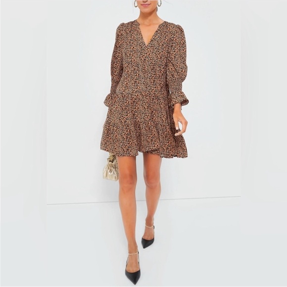 Tuckernuck Pomander Place Kenzo Dress in Leopard, size Large - Picture 2 of 7